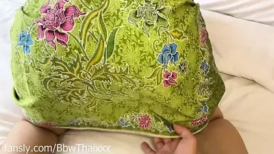 Hot and Horny Busty StepAunt in Silk Action - Full Uncensored 27 Min