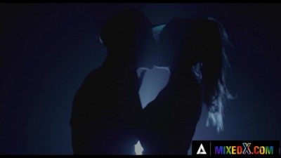 Stunning Blonde Takes a Big Black Dildo Up Her Ass