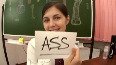 Anal lesStepson in classroom