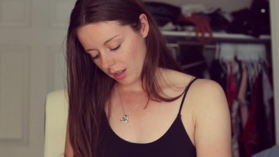 Girl next Door Describes what Sex Feels like while Sitting on a Vibrator and Cumming Hard!!