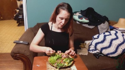 Custom Commission - ignored Facial while Eating