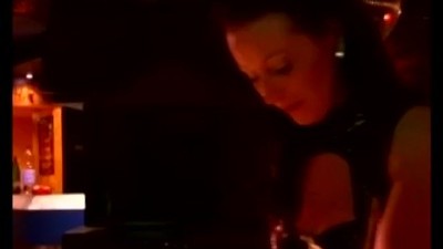 Guy Trampled in a Club by Tall Mistresses