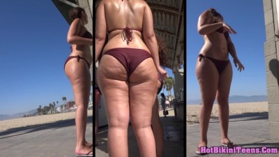 Hot Bikini Teens Beach Voyeur Bikini Spy Close-Up 4K UHD Video 10 (+18)