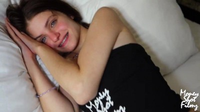 18 Year old Teen with Braces Sucks and Fucks before Bed Time ???