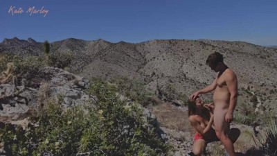 Blowjob on Mountain Top While asian babe xxx Hiking