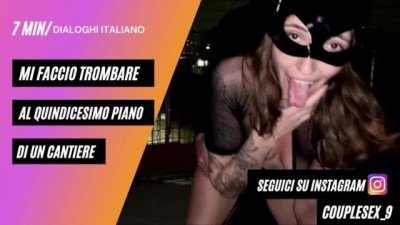 STELLA VEGAS small floppy tits si fa trombare al quindicesimo piano di un cantiere