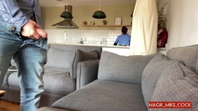 Part 1: DICK FLASH MAID, pervert jerks off and gets most popular porn caught by naive nanny, she blows him deep