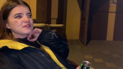 I met a lustful 4 cum xxx schoolgirl again and fucked her at home, pouring cum all over her face