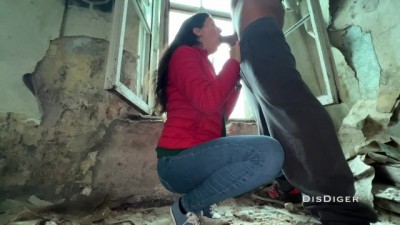 Hard fucked full hd sexy porn girlfriend in a scary abandoned house