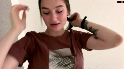 SENSUAL BLOWJOB porn video chat IN THE STAIR BY A CUTE