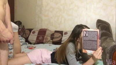 WAITED UNTIL SHE FINISHED mia malkova virtual reality THE BOOK AND FUCKED HER