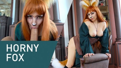 Horny Fox Sucks Huge slovak porn Cock Eagerly! Cosplay, 4K!