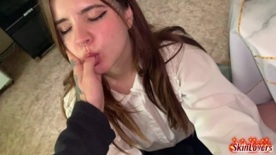 Моя russian petite porn прогуляла школу и отдалась мне, чтобы я не рассказал своим