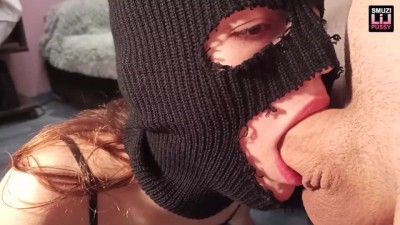 Full version of cutie In xnxx romantic massage Balaclava Got A Juicy Cock In Her Mouth
