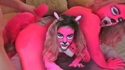 Lover Passionate Fuck Pink briana banderas anal Panther after the Costume Party