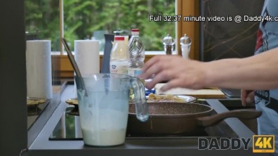 Hot Kitchen Fuck: Chef Gets Pounded