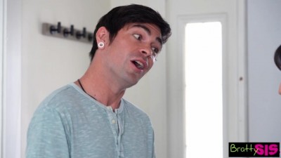 Stepbro's Downfall: Nipples Tease Leads to Pussy Trap