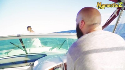 Outdoor Boat Bang: Wild Adventure with Busty MILF