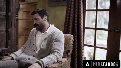 Curvy Teen Stepdaughter's Steamy Seduction with Angela White's Naughty Persuasion (+18)