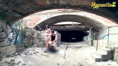 Spanish MILF Takes It Hard in Her First Public Fuck - Busty Noemi Jolie Unleashed