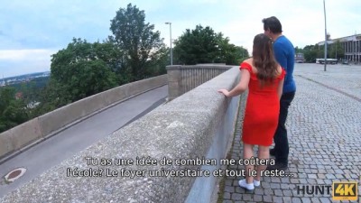 Horny Babe Fucked Hard for Money Right in Front of Her Stepdad