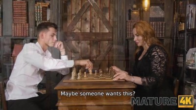 Hot Babe Seduces Young Stud After Chess Match (+18)