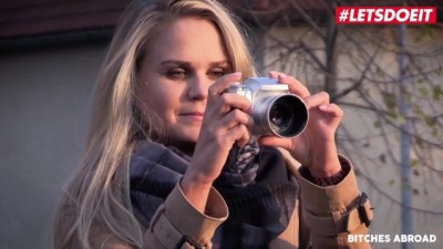 Busty Tourist Takes a Big Cock on Christmas Day - Let's Do It!