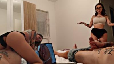 Stepmom Catches Boner and Gets Fucked Hard!